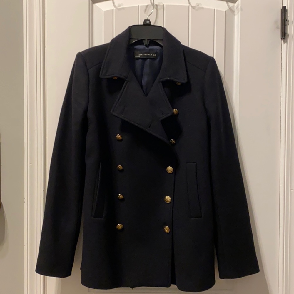 Zara wool pea coat